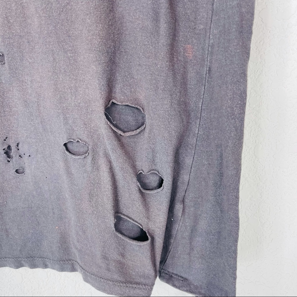 Akita Chicago Red Label destroyed grey tee shirt - Picture 4 of 9